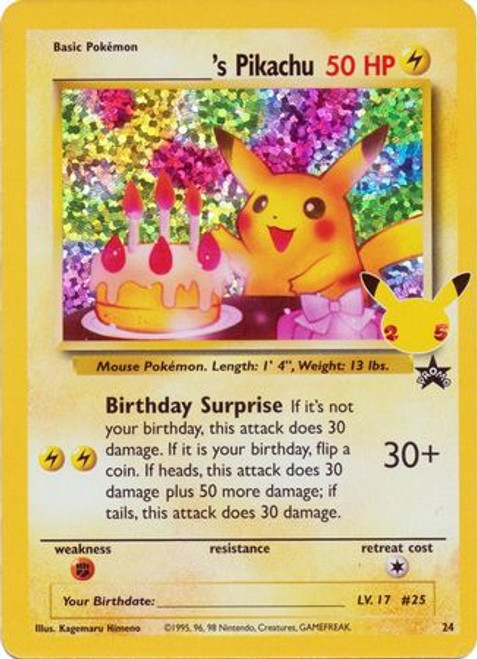 Celebrations Classic Collection 24 _____'s Pikachu (Holo)