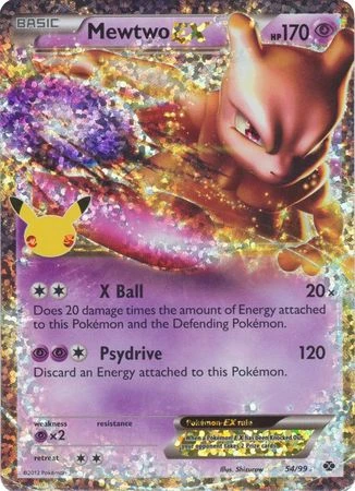 Celebrations Classic Collection 54/99 Mewtwo EX (Holo)
