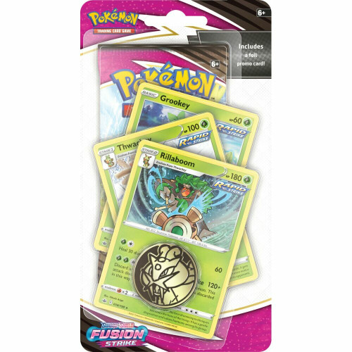SWSH Fusion Strike Premium Checklane Blister Rillaboom