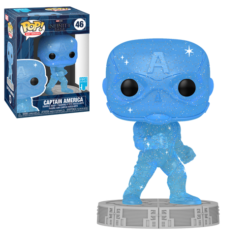 POP! Art Series #46 The Infinity Saga - Captain America (Blue)