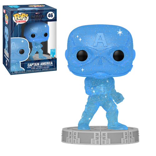 POP! Art Series #46 The Infinity Saga - Captain America (Blue)
