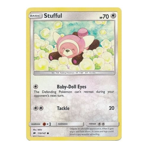 SM Burning Shadows 110/147 Stufful (Non-Holo)