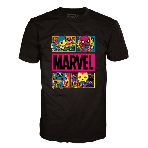 POP! Tee: Marvel Blacklight