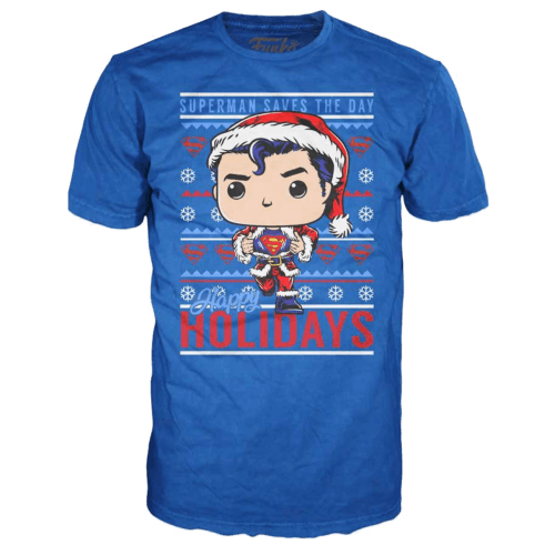 POP! Tee: Happy Holidays Superman T-Shirt