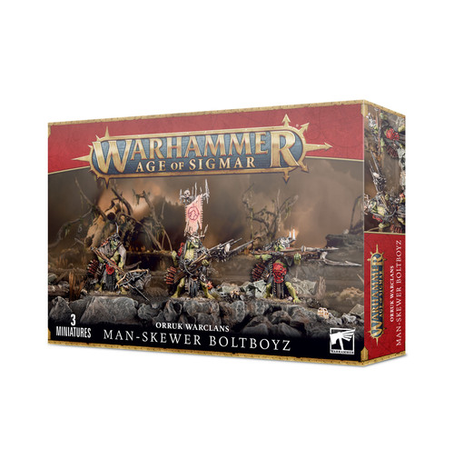 Warhammer Age of Sigmar - Orruk Warclans: Man-Skewer Boltboyz