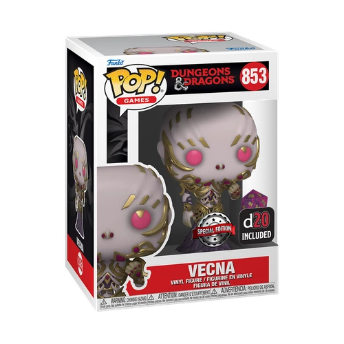 POP! Games - Dungeons & Dragons #853 Vecna with D20 (Magic Madhouse Exclusive)