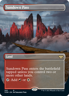 Sundown Pass (Borderless Art)