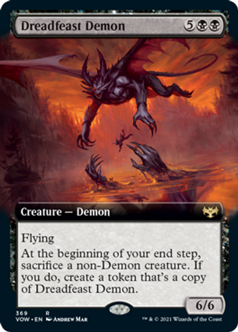 Dreadfeast Demon (Extended Art) | Innistrad: Crimson Vow