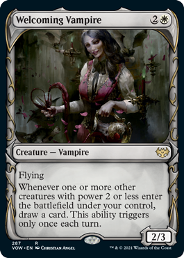 Welcoming Vampire (Fang Frame)