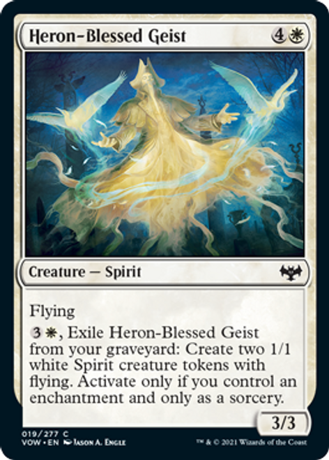 Heron-Blessed Geist (foil) | Innistrad: Crimson Vow