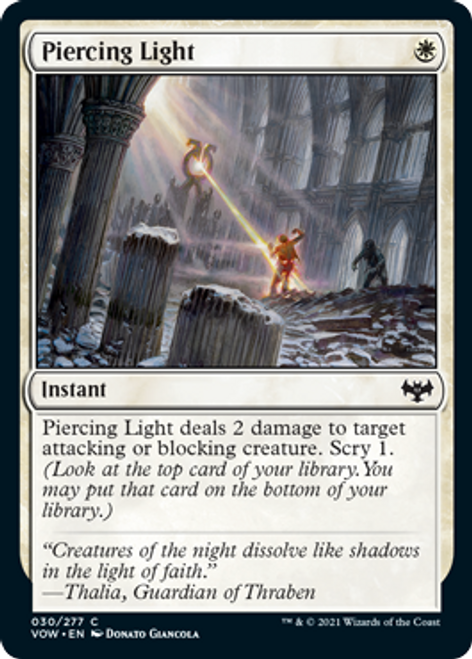 Piercing Light (foil) | Innistrad: Crimson Vow