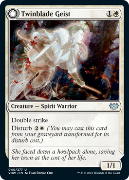 Twinblade Geist // Twinblade Invocation (foil)