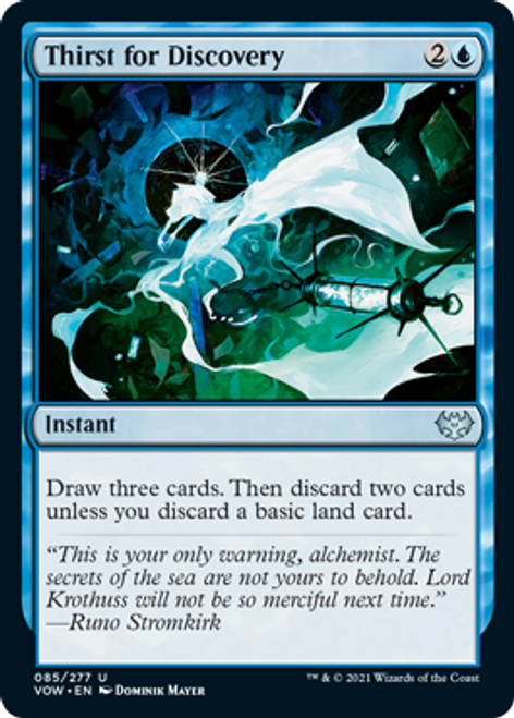Thirst for Discovery (foil) | Innistrad: Crimson Vow
