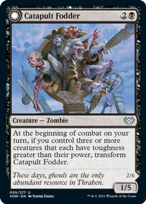 Catapult Fodder // Catapult Captain (foil) | Innistrad: Crimson Vow