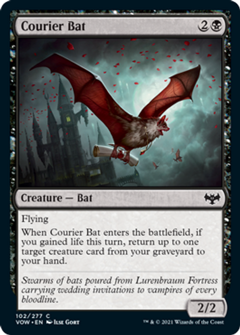 Courier Bat (foil) | Innistrad: Crimson Vow