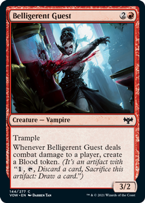 Belligerent Guest (foil) | Innistrad: Crimson Vow