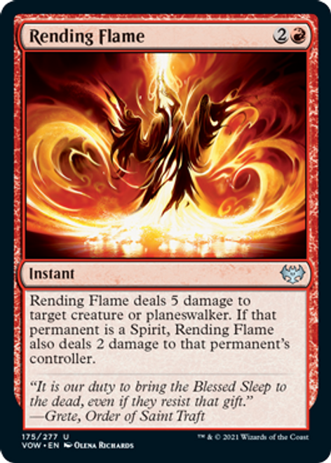 Rending Flame (foil) | Innistrad: Crimson Vow