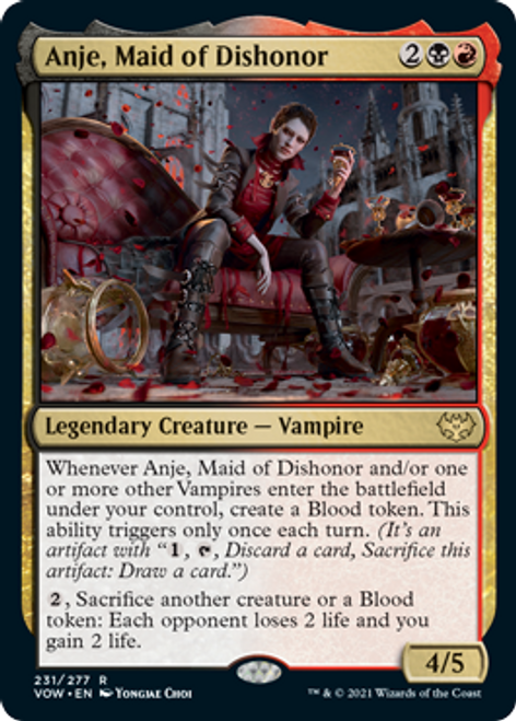 Anje, Maid of Dishonor (foil) | Innistrad: Crimson Vow