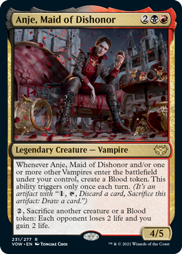 Anje, Maid of Dishonor (foil)