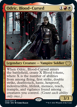 Odric, Blood-Cursed (foil)