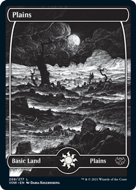 Plains (Extended Art) (#268) (foil) | Innistrad: Crimson Vow