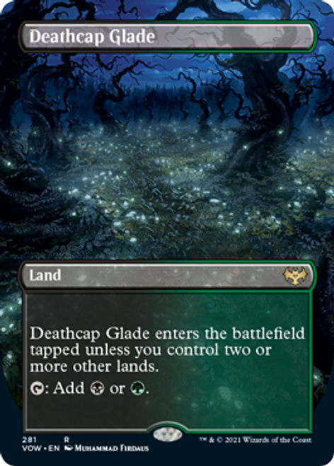 Deathcap Glade (Borderless Art) (foil) | Innistrad: Crimson Vow