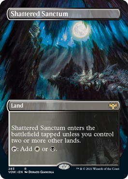 Shattered Sanctum (Borderless Art) (foil)