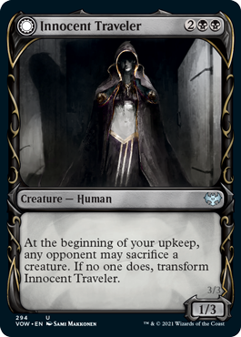 Innocent Traveler // Malicious Invader (Fang Frame) (foil)