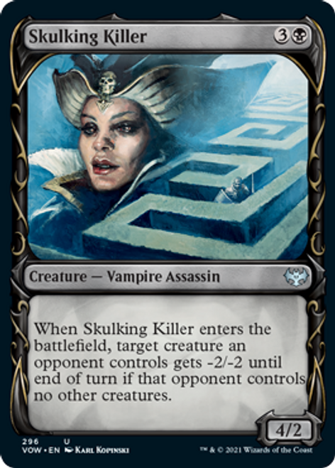 Skulking Killer (Fang Frame) (foil) | Innistrad: Crimson Vow