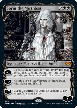 Sorin the Mirthless (Fang Frame) (foil)