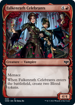Falkenrath Celebrants (Fang Frame) (foil)