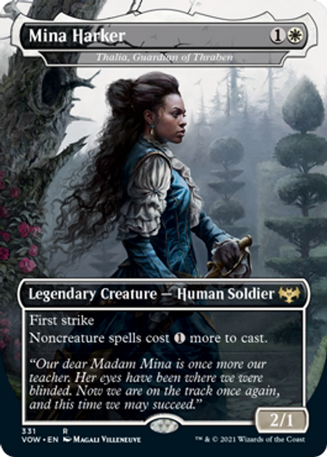 Thalia, Guardian of Thraben [Mina Harker] (Dracula Series) (foil) | Innistrad: Crimson Vow