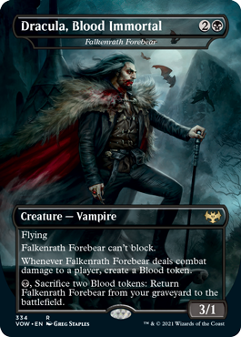 Falkenrath Forebear [Dracula, Blood Immortal] (Dracula Series) (foil)