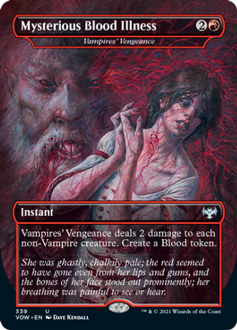Vampires' Vengeance [Mysterious Blood Illness] (Dracula Series) (foil) | Innistrad: Crimson Vow