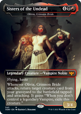 Olivia, Crimson Bride [Sisters of the Undead] (Dracula Series) (foil)