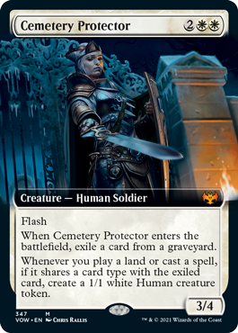 Cemetery Protector (Extended Art) (foil)