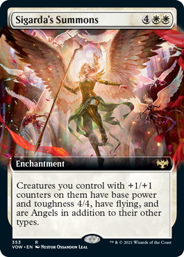 Sigarda's Summons (Extended Art) (foil)