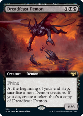 Dreadfeast Demon (Extended Art) (foil)