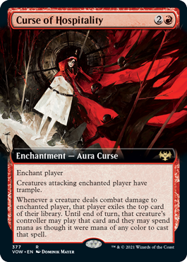 Curse of Hospitality (Extended Art) (foil)