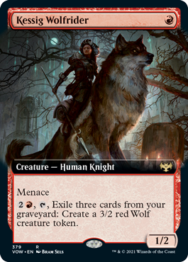 Kessig Wolfrider (Extended Art) (foil)