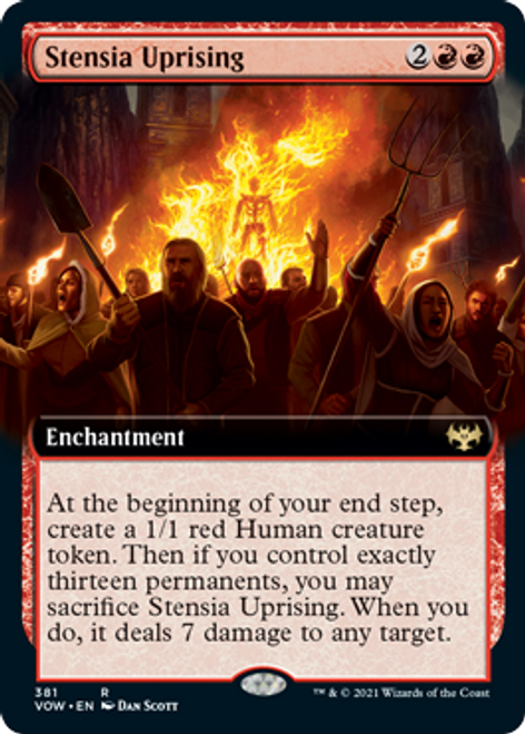 Stensia Uprising (Extended Art) (foil) | Innistrad: Crimson Vow