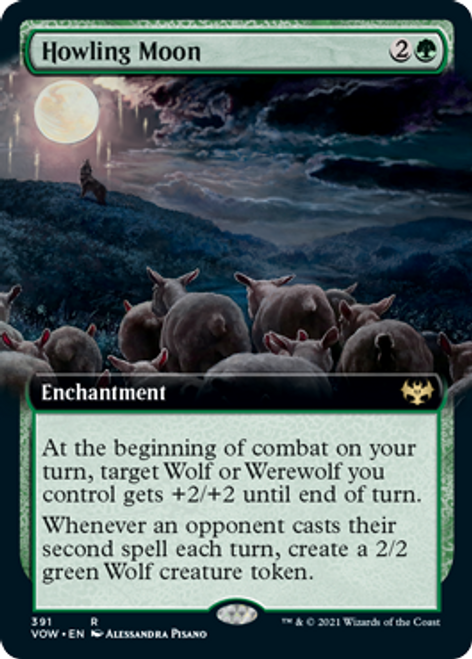 Howling Moon (Extended Art) (foil) | Innistrad: Crimson Vow