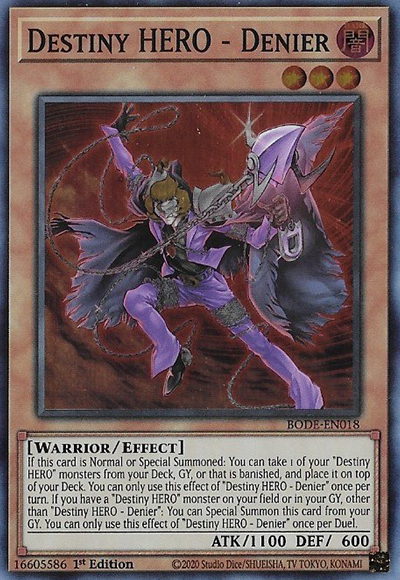 BODE-EN018 Destiny HERO - Denier