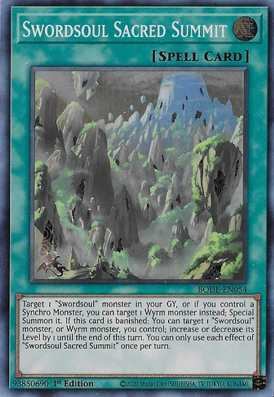 BODE-EN054 Swordsoul Sacred Summit