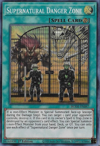 BODE-EN067 Supernatural Danger Zone