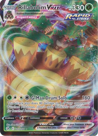 Fusion Strike 023/264 Rillaboom VMAX (Full Art)