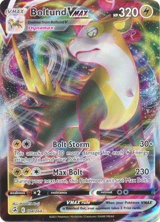Fusion Strike 104/264 Boltund VMAX (Full Art)