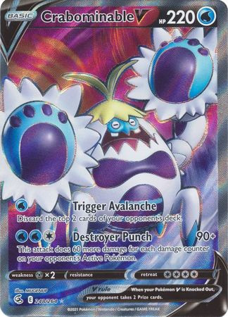 Fusion Strike 248/264 Crabominable V (Full Art)