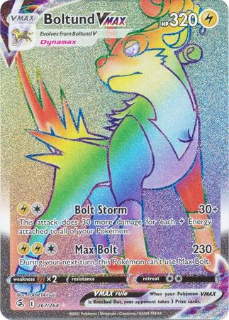 Fusion Strike 267/264 Boltund VMAX (Rainbow Rare) | Magic Madhouse Fusion Strike 267/264 Boltund VMAX (Rainbow Rare) | Magic Madhouse