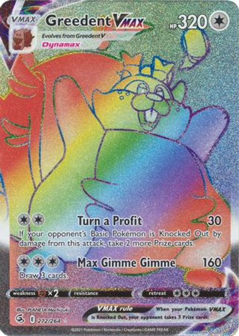 Pokemon Trading Card Game 268/264 Mew VMAX : Rare Rainbow Card : SWSH-08  Fusion Strike - Trading Card Games from Hills Cards UK